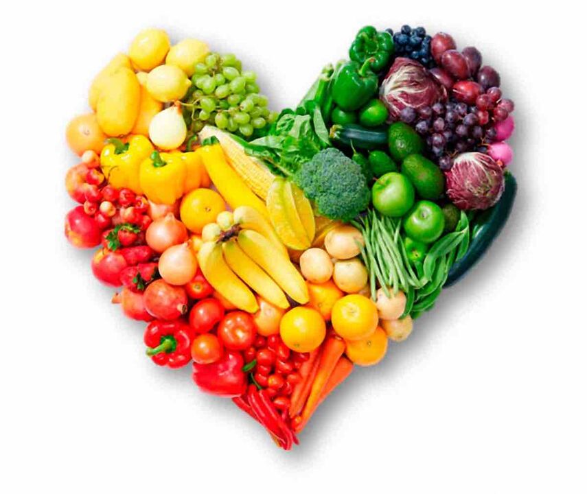 Eine Vielzahl von Gemüse und Obst für die „Favorite-Diät